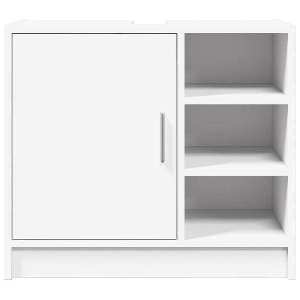 Waschtischunterschrank Turgay, weiß, 63x29x55cm (Holz)