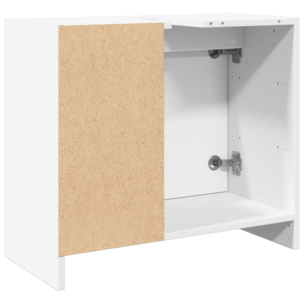 Waschtischunterschrank Turgay, weiß, 63x29x55cm (Holz)