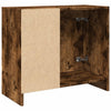 Räuchereiche-Waschtischunterschrank Turgay 63x29x55cm (Holz)