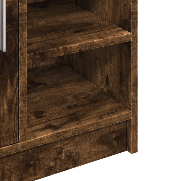 Räuchereiche-Waschtischunterschrank Turgay 63x29x55cm (Holz)