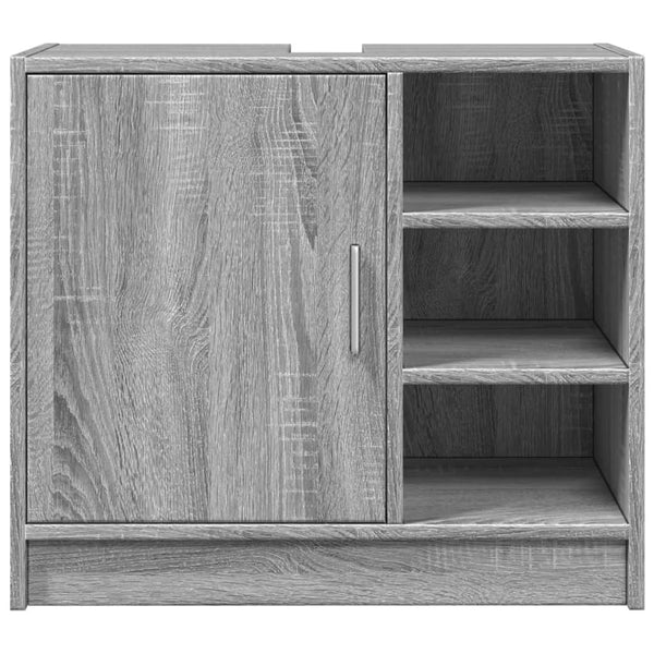 Waschbeckenunterschrank Turgay Grau 63x29x55cm (Holz)
