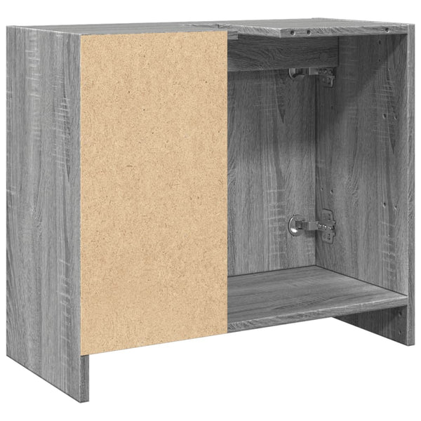 Waschbeckenunterschrank Turgay Grau 63x29x55cm (Holz)