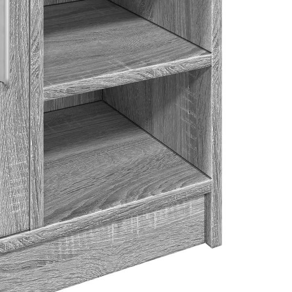 Waschbeckenunterschrank Turgay Grau 63x29x55cm (Holz)