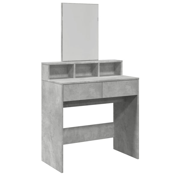 Betongrauer Schminktisch Suicid 80x41x144,5cm