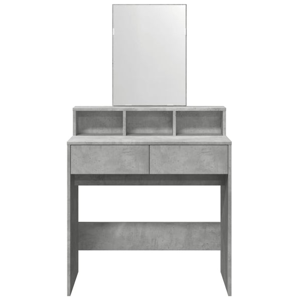Betongrauer Schminktisch Suicid 80x41x144,5cm