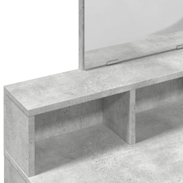 Betongrauer Schminktisch Suicid 80x41x144,5cm