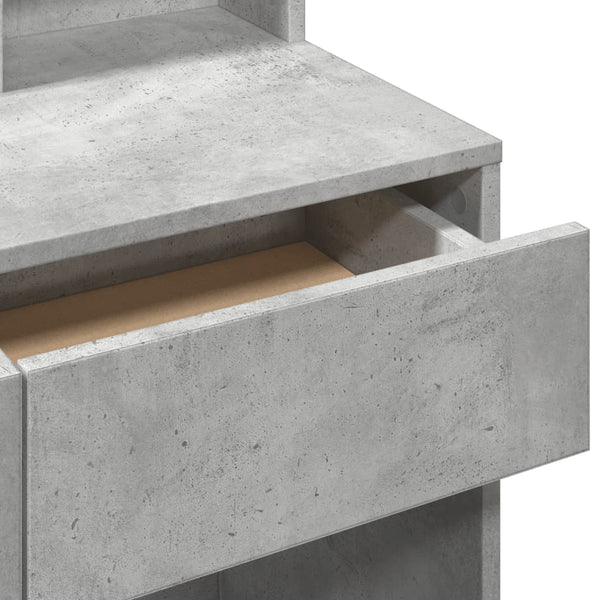 Betongrauer Schminktisch Suicid 80x41x144,5cm