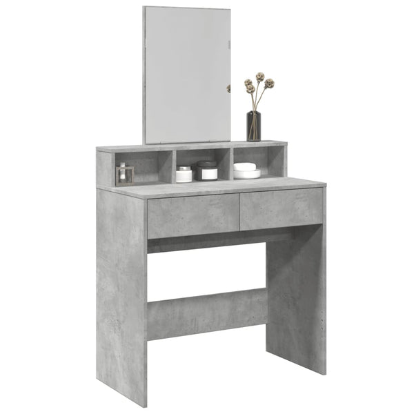Betongrauer Schminktisch Suicid 80x41x144,5cm