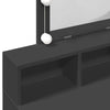 Schwarzer Schminktisch mit LED-Beleuchtung Evanteea 80x41x144,5cm
