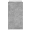 Betoninharmaa meikkipöytä ja jakkara Dimian 60x40x113,5cm
