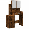 Rauch-Eiche Schminktisch mit Schrank Tvetlana 80x35x132cm