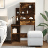 Rauch-Eiche Schminktisch mit Schrank Tvetlana 80x35x132cm