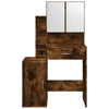 Rauch-Eiche Schminktisch mit Schrank Tvetlana 80x35x132cm