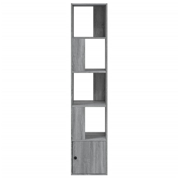 Graues Bücherregal Tuglodi 40x36x189cm (Holz)