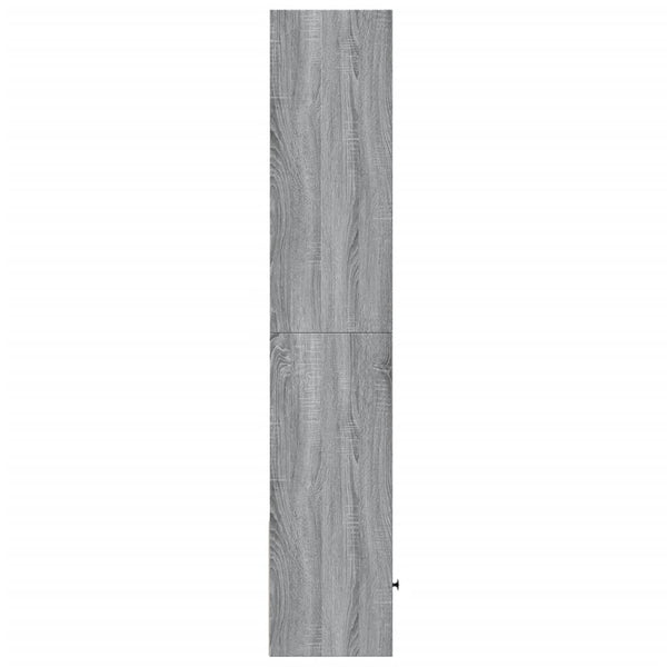 Graues Bücherregal Tuglodi 40x36x189cm (Holz)