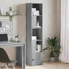 Graues Bücherregal Tuglodi 40x36x189cm (Holz)