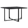 Schwarze Gartenessgruppe Jacey (5-teilig, Polyrattan)