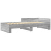 Graues Bettgestell Desanca 90x190cm (Holz)