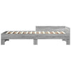 Graues Bettgestell Desanca 90x190cm (Holz)