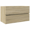 Waschbeckenunterschrank Sonoma Eiche Portaru 80x38,5x45cm (Spanplatte)