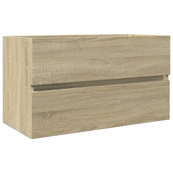 Waschbeckenunterschrank Sonoma Eiche Portaru 80x38,5x45cm (Spanplatte)