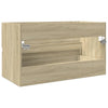 Waschbeckenunterschrank Sonoma Eiche Portaru 80x38,5x45cm (Spanplatte)