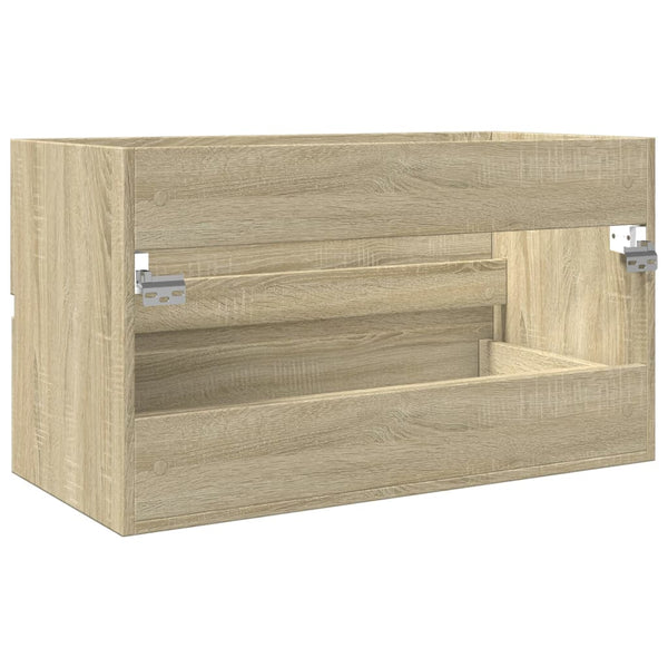 Waschbeckenunterschrank Sonoma Eiche Portaru 80x38,5x45cm (Spanplatte)