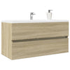 Sonoma Eiche Waschtischunterschrank Muguras 90x38,5x45cm (Spanplatte)