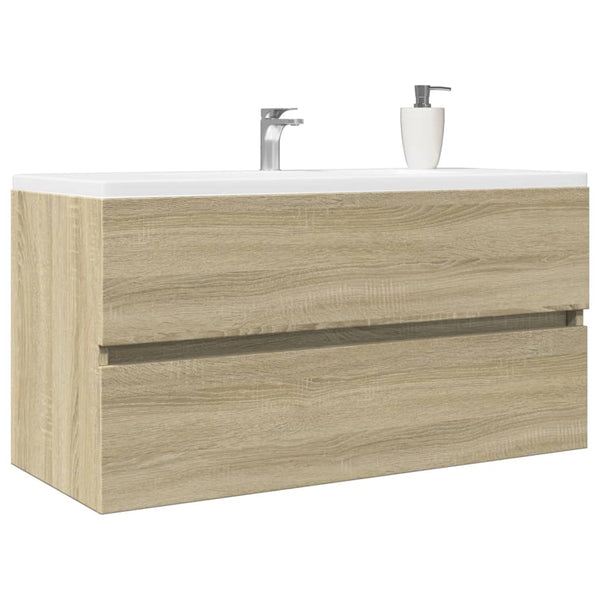 Sonoma Eiche Waschtischunterschrank Muguras 90x38,5x45cm (Spanplatte)