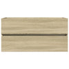 Sonoma Eiche Waschtischunterschrank Muguras 90x38,5x45cm (Spanplatte)