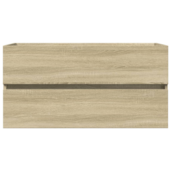 Sonoma Eiche Waschtischunterschrank Muguras 90x38,5x45cm (Spanplatte)