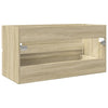 Sonoma Eiche Waschtischunterschrank Muguras 90x38,5x45cm (Spanplatte)