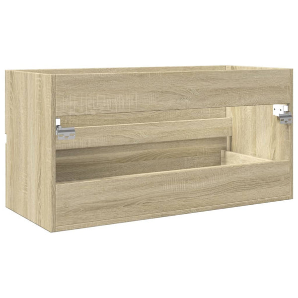 Sonoma Eiche Waschtischunterschrank Muguras 90x38,5x45cm (Spanplatte)