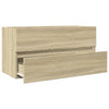 Sonoma Eiche Waschtischunterschrank Muguras 90x38,5x45cm (Spanplatte)