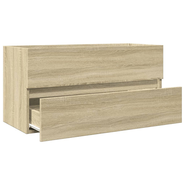 Sonoma Eiche Waschtischunterschrank Muguras 90x38,5x45cm (Spanplatte)