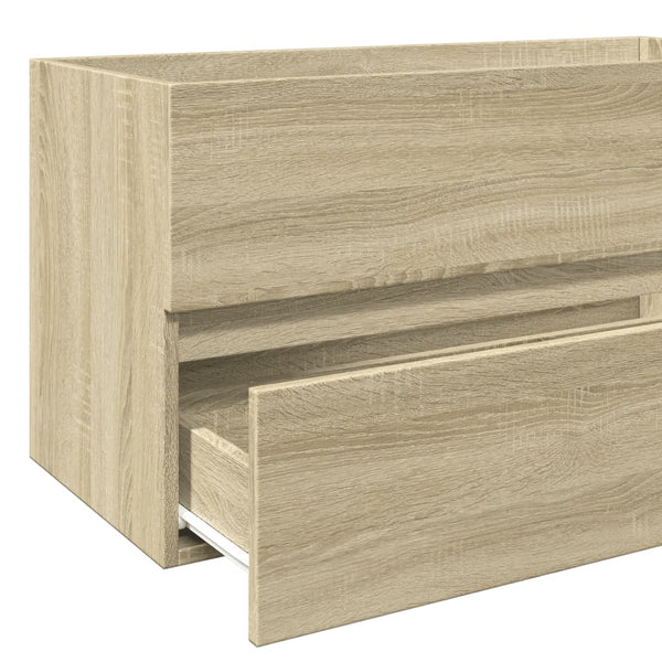 Sonoma Eiche Waschtischunterschrank Muguras 90x38,5x45cm (Spanplatte)