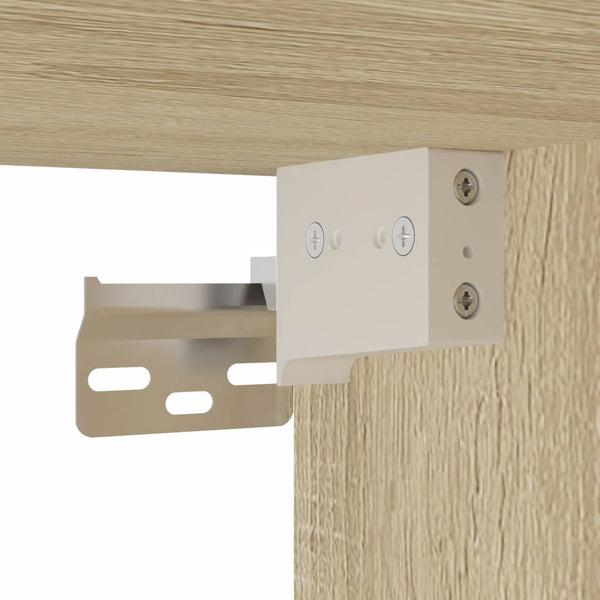 Sonoma Eiche Waschtischunterschrank Muguras 90x38,5x45cm (Spanplatte)