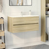 Sonoma Eiche Waschtischunterschrank Muguras 90x38,5x45cm (Spanplatte)