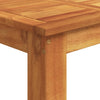 Graue Outdoor-Bar-Set Adelin 3-teilig (Akazienholz und Polyrattan)
