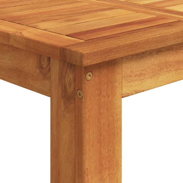 Graue Outdoor-Bar-Set Adelin 3-teilig (Akazienholz und Polyrattan)