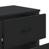 Schwarze Kommode Elisabett 91x35,5x74,5cm (Holz)