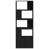 Schwarzes Bücherregal Tuglodi 70x36x189cm (Holz)
