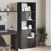 Schwarzes Bücherregal Tuglodi 70x36x189cm (Holz)