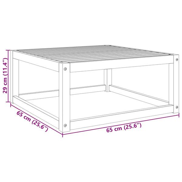 Gartentisch Sador 65x65x29cm (Akazienholz)
