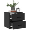 Musta seinäkiinnitettävät yöpöydät Messinger 40x31x39,5cm (2 kpl)