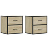 Sonoma Eiche Wandschränke Messinger 40x31x39,5cm (2 Stk.)