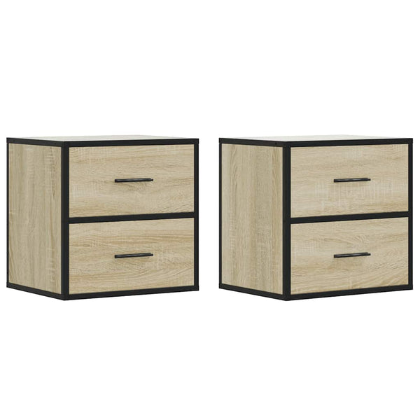 Sonoma Eiche Wandschränke Messinger 40x31x39,5cm (2 Stk.)