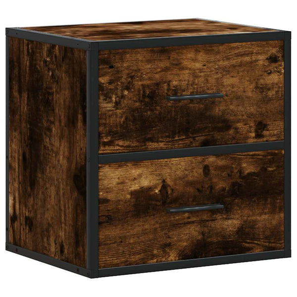 Wandschrank Messinger aus geräucherter Eiche 40x31x39,5cm