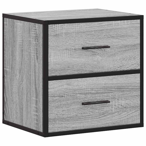 Grauer Wandschrank Messinger 40x31x39,5cm