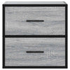 Grauer Wandschrank Messinger 40x31x39,5cm